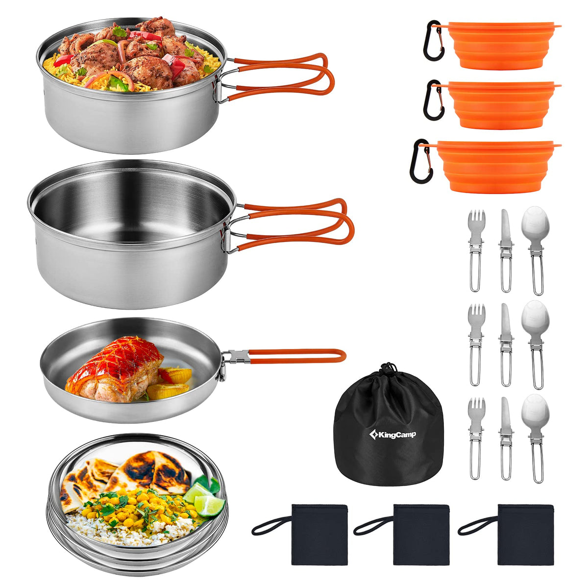 Basecamp 25-Piece Cookware Mess Kit